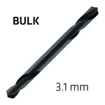 HSS SUPER DRILL BIT DOUBLE ENDED 3.1MM BULK