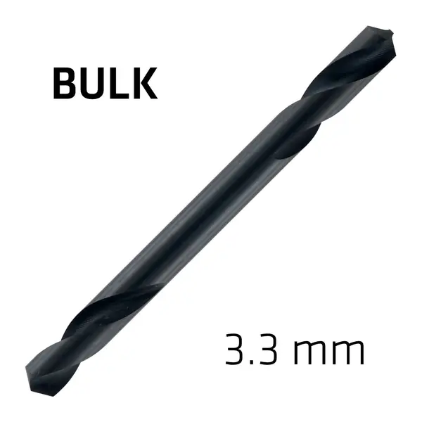 HSS SUPER DRILL BIT DOUBLE ENDED 3.3MM BULK