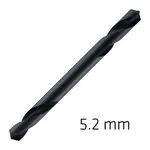 HSS SUPER DRILL BIT DOUBLE ENDED 5.2MM POUCHED