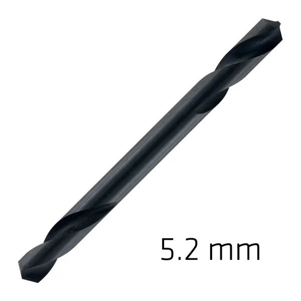 HSS SUPER DRILL BIT DOUBLE ENDED 5.2MM POUCHED