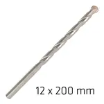 MASONRY BIT LONG LIFE 12 X 200MM