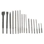 FORCE X SDS-PLUS KIT16 16 PCS. DRILLS 110MM 5-6 160MM 6-8-10-12 210M