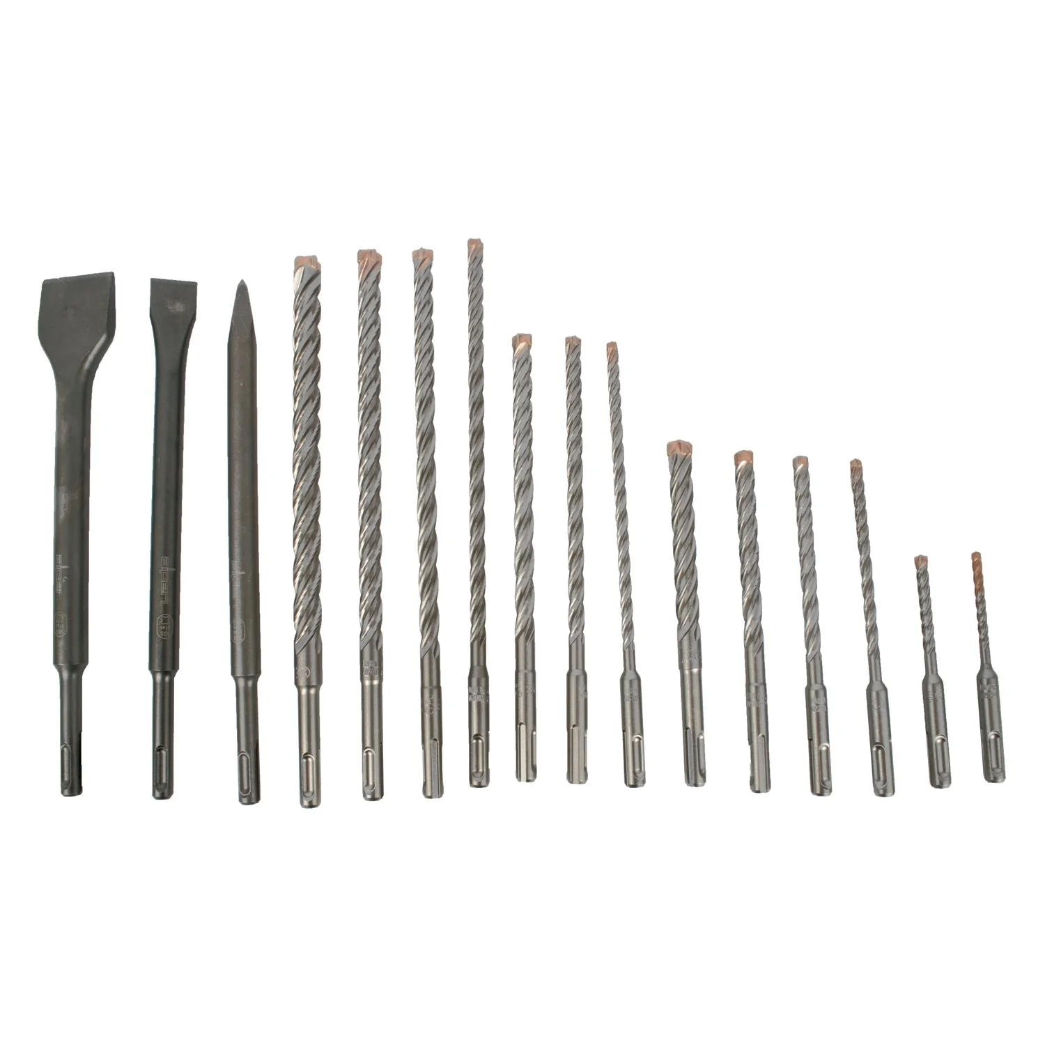 ALP5002161.webp FORCE X SDS-PLUS KIT16 16 PCS. DRILLS 110MM 5-6 160MM 6-8-10-12 210M - Image 1