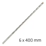 MASONRY DRILL BIT LONG LIFE 6 X 400MM