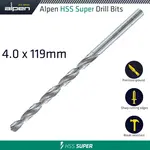 HSS DRILL BIT LONG 4 X 119MM BULK
