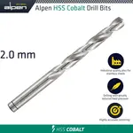 HSS COBALT DIN 338 2.0MM BULK