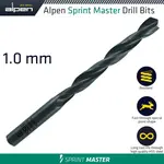 HSS SPRINT MASTER 1MM X1 61501 SLEEVED DIN338 ALPEN DRILL BIT