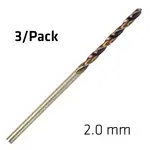 HSS SPRINT MASTER 2.0MM X3 SLEEVED DIN338 ALPEN DRILL BIT