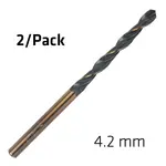 HSS SPRINT MASTER 4.2MM X2 SLEEVED DIN338 ALPEN DRILL BIT