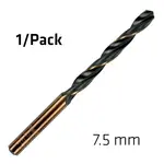 HSS SPRINT MASTER 7.5MM X1 SLEEVED DIN338 ALPEN DRILL BIT