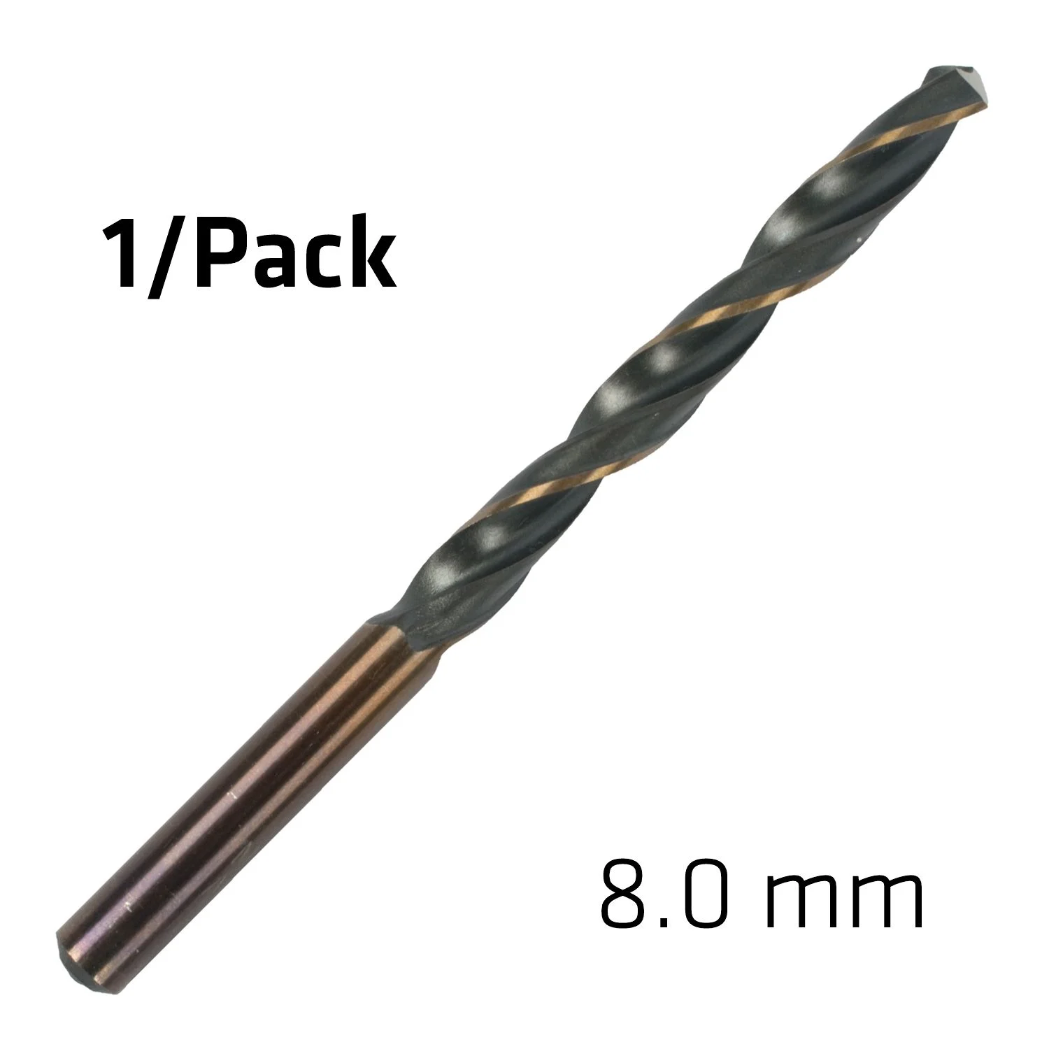 ALP6180080.webp HSS SPRINT MASTER 8.0MM X1 SLEEVED DIN338 ALPEN DRILL BIT - Image 1
