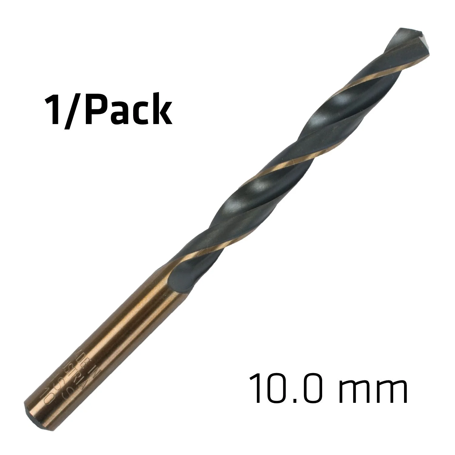 ALP6180100.webp HSS SPRINT MASTER 10.0MM X1 SLEEVED DIN338 ALPEN DRILL BIT - Image 1