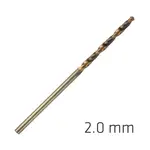 HSS SPRINT MASTER 2.0MM 10-PACK HANG TAG DIN 338 ALPEN DRILL BITS