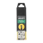 HSS SPRINT MASTER 9.0MM 10-PACK HANG TAG DIN 338 ALPEN DRILL BITS - Image 2