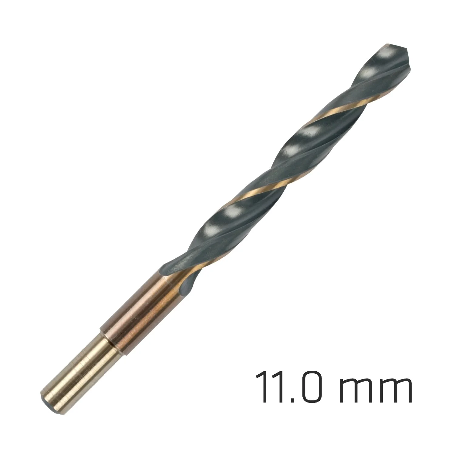ALP6400110.webp HSS SPRINT MASTER 11.0MM RED SHANK 9.5MM X1 SLEEVED DIN338 ALPEN DRILL - Image 1
