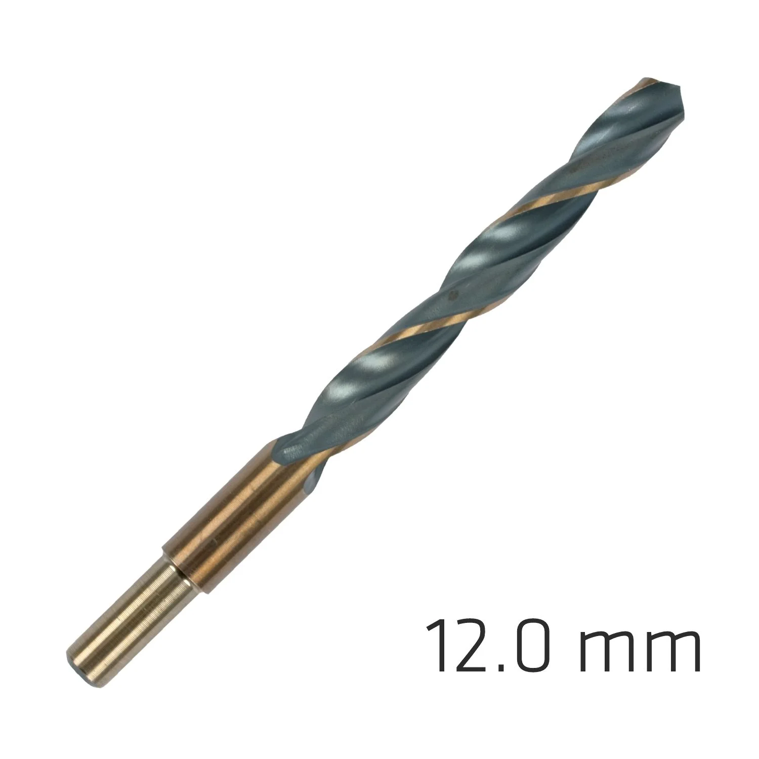 ALP6400120.webp HSS SPRINT MASTER 12.0MM RED SHANK 9.5MM X1 SLEEVED DIN338 ALPEN DRILL - Image 1