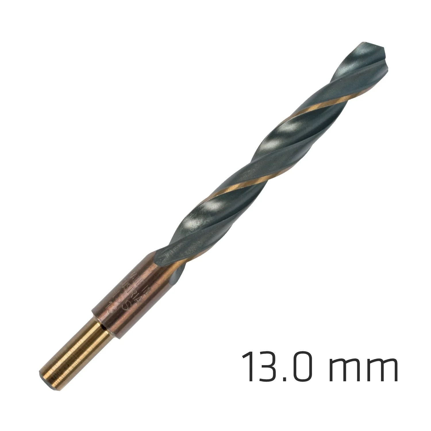 ALP6400130.webp HSS SPRINT MASTER 13.0MM RED SHANK 9.5MM X1 SLEEVED DIN338 ALPEN DRILL - Image 1