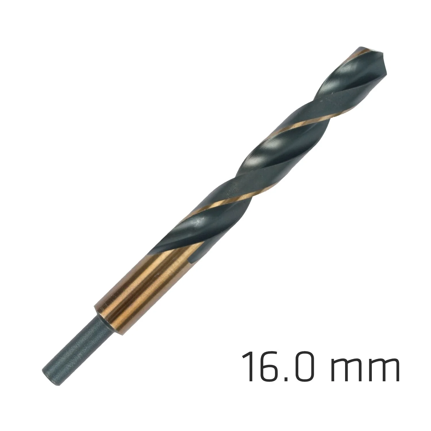 ALP6400160.webp HSS SPRINT MASTER 16.0MM RED SHANK 9.5MM X1 SLEEVED DIN338 ALPEN DRILL - Image 1