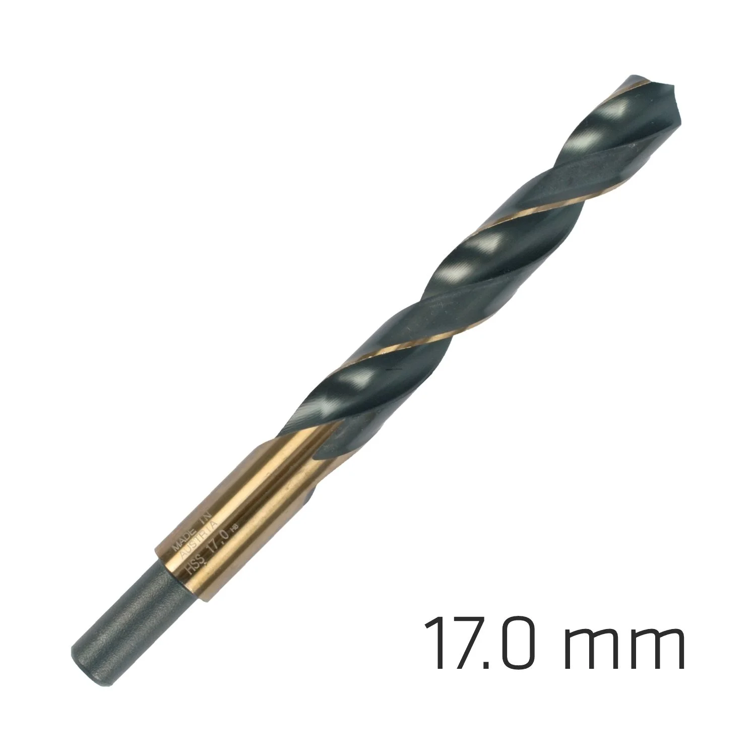 ALP6480170.webp HSS SPRINT MASTER 17.0MM RED SHANK 12.5MM X1 SLEEVED DIN338 ALPEN DRIL - Image 1