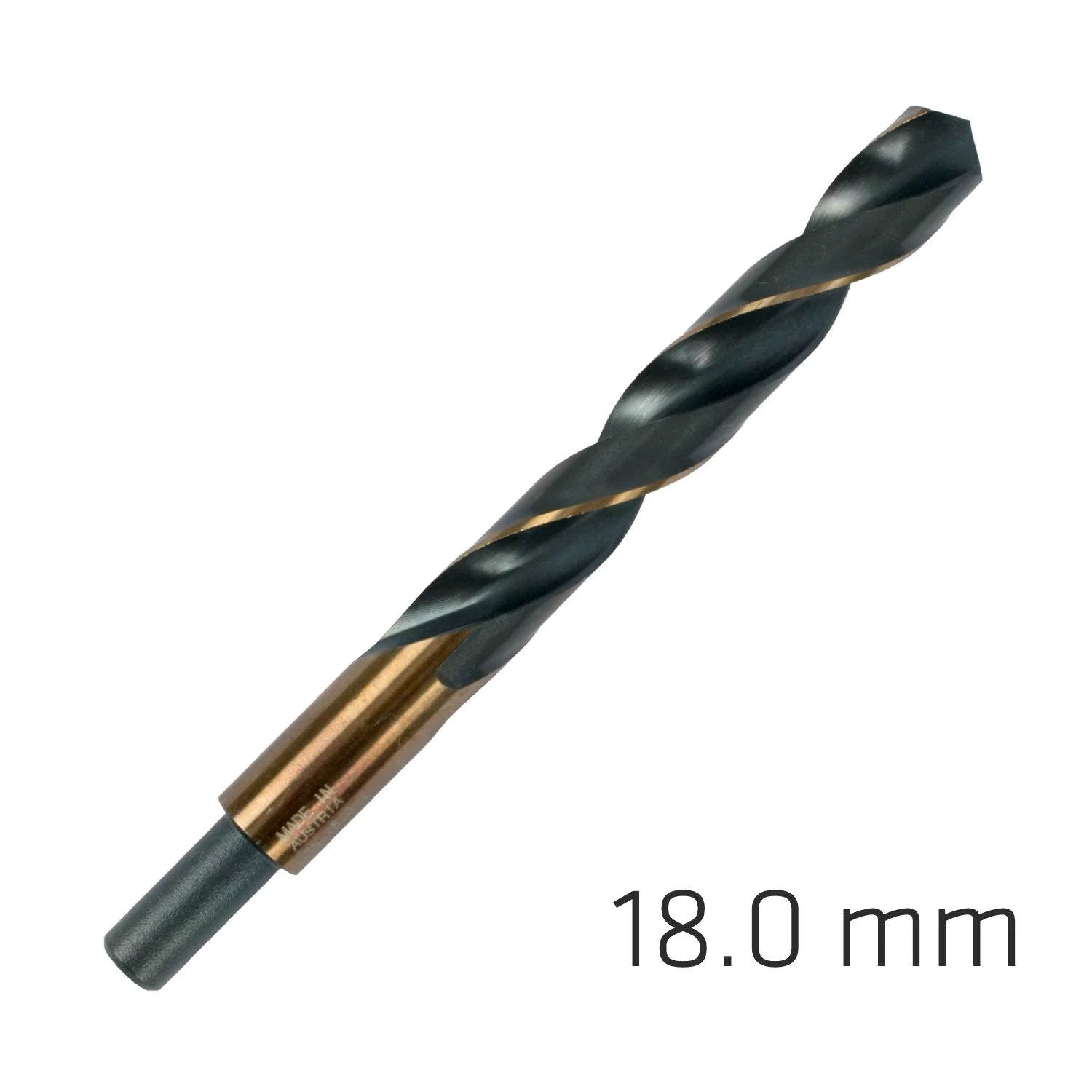 ALP6480180.webp HSS SPRINT MASTER 18.0MM RED SHANK 12.5MM X1 SLEEVED DIN338 ALPEN DRIL - Image 1