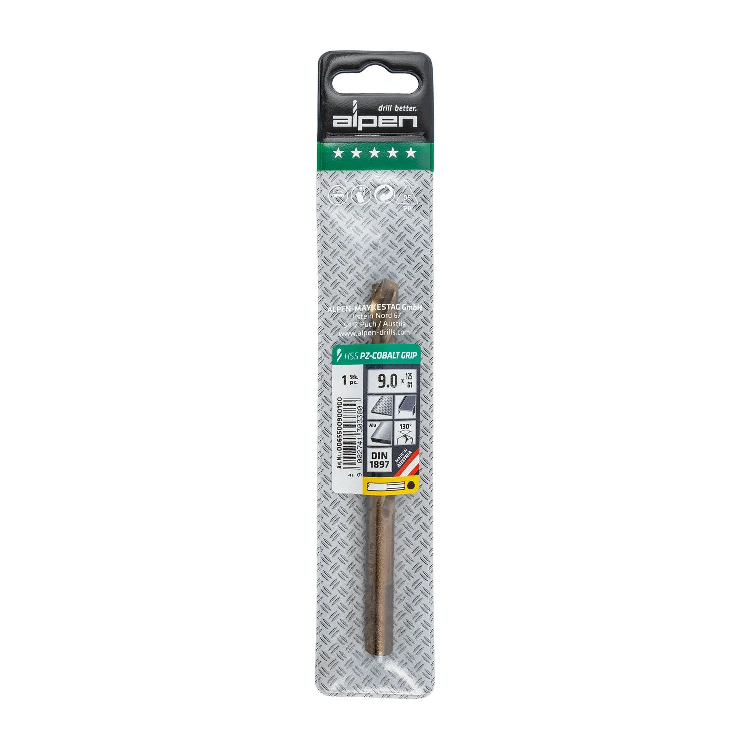 ALP655009.webp HSS COBALT 9.0 PLW GRIP 3-SIDED - Image 1