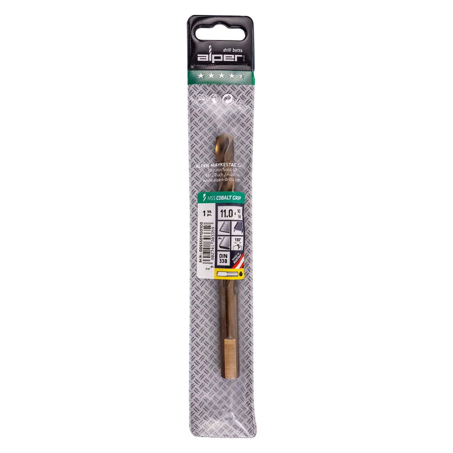 ALP655011.webp HSS COBALT 11.0 PLW GRIP 3-SIDED - Image 1