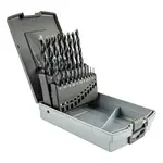 HSS METAL HEAD SET KP19 19PCS.1.0-10.0X0.5MM TR-FLAT DIN338 RN