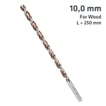 TIMBER TWIST 10MM X 250 LONG WOOD DRILL BIT SLEEVED