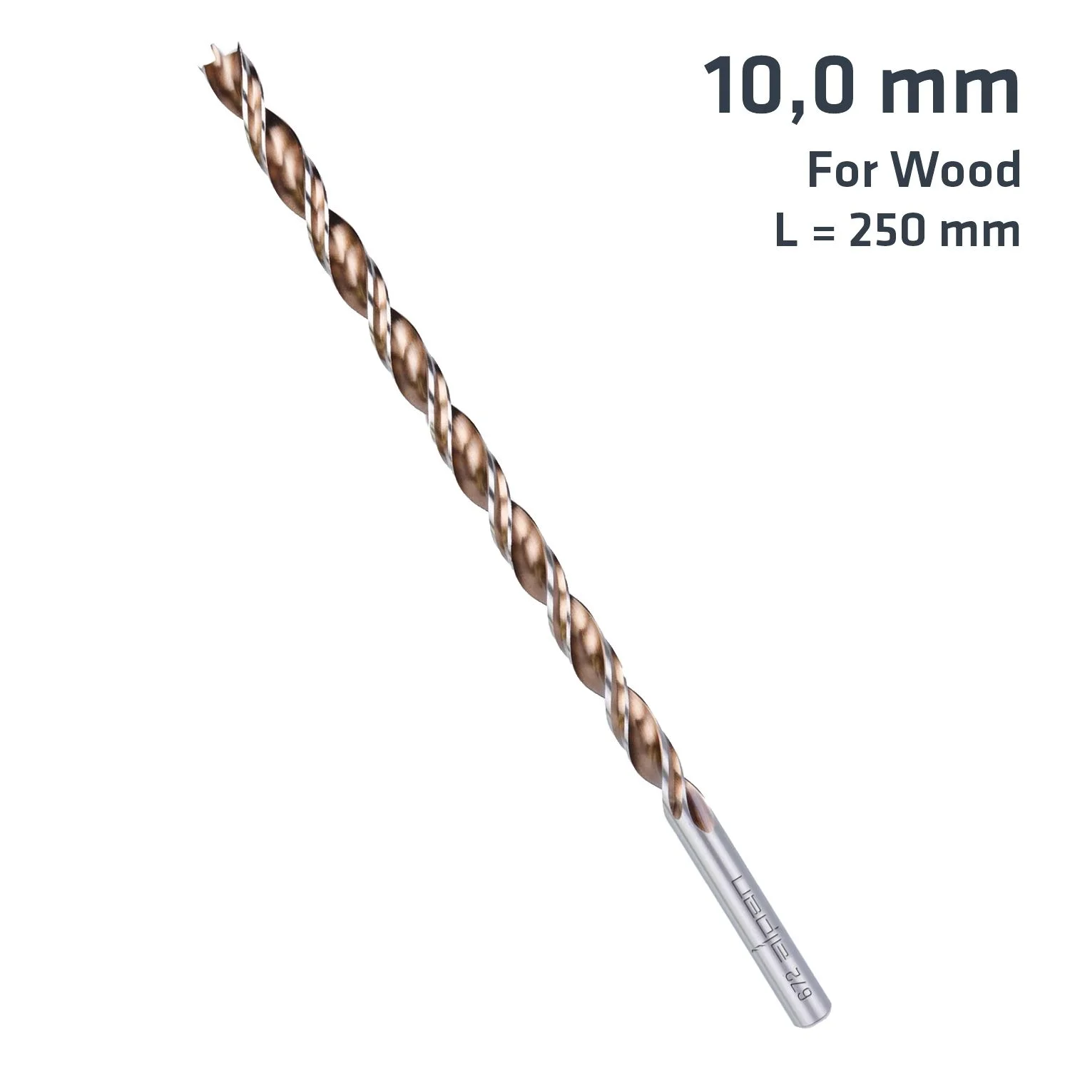ALP6720100.webp TIMBER TWIST 10MM X 250 LONG WOOD DRILL BIT SLEEVED - Image 1