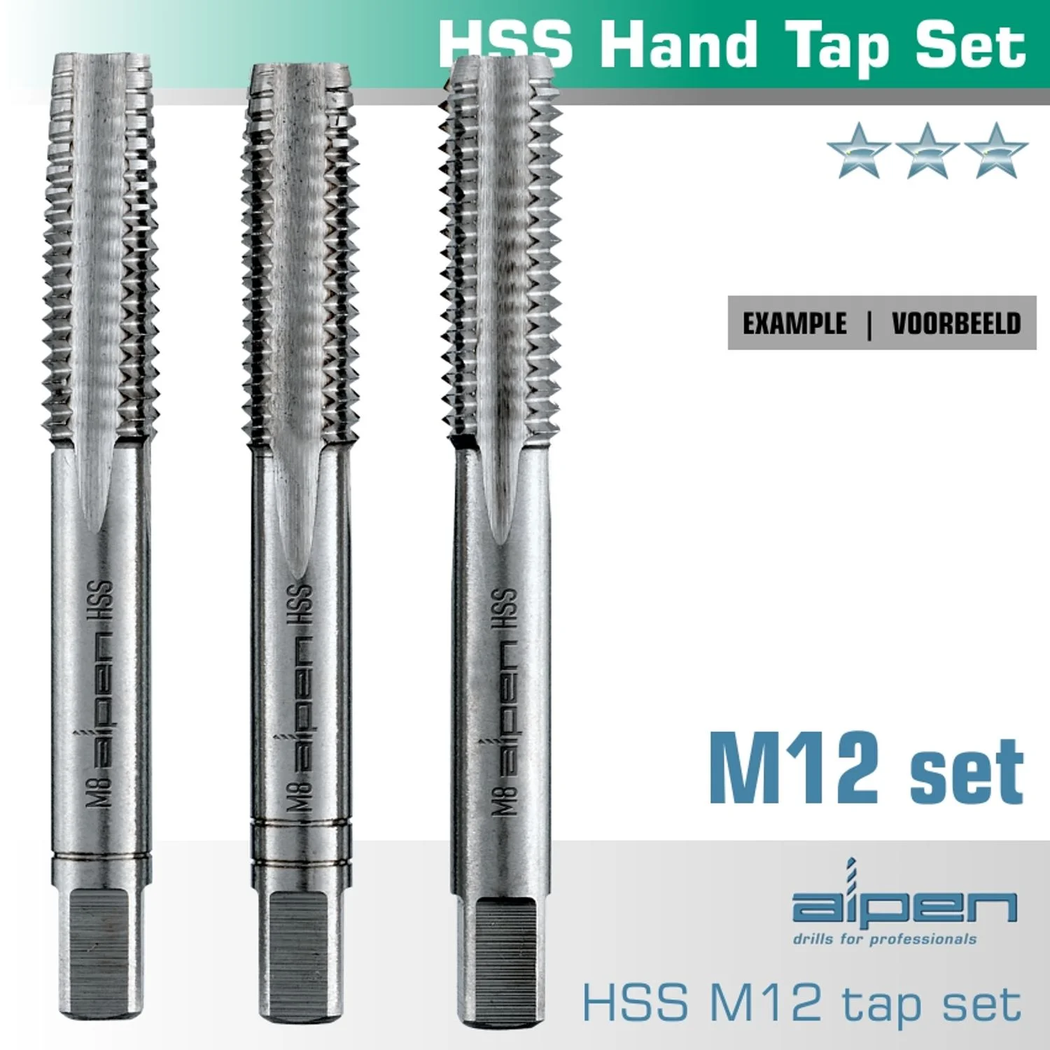 ALP70712.webp HAND TAP SET IN POUCH M12 HSS 1.75MM PITCH - Image 1