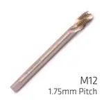 MACHINE TAP COBALT 12MM SPIRAL FLUTED IN POUCH 1.75MM PITCH