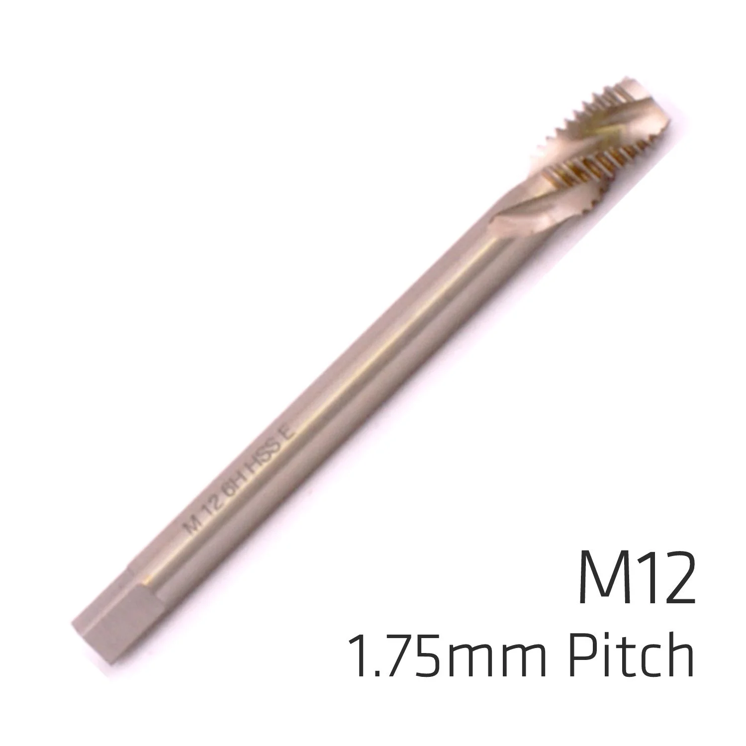 ALP71412.webp MACHINE TAP COBALT 12MM SPIRAL FLUTED IN POUCH 1.75MM PITCH - Image 1