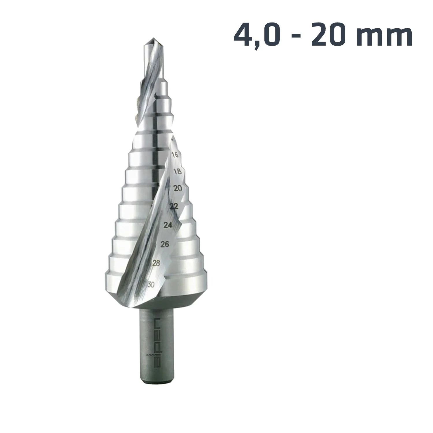 ALP722012201.webp ALPEN HSS STEP DRILL 4-20MM - Image 1