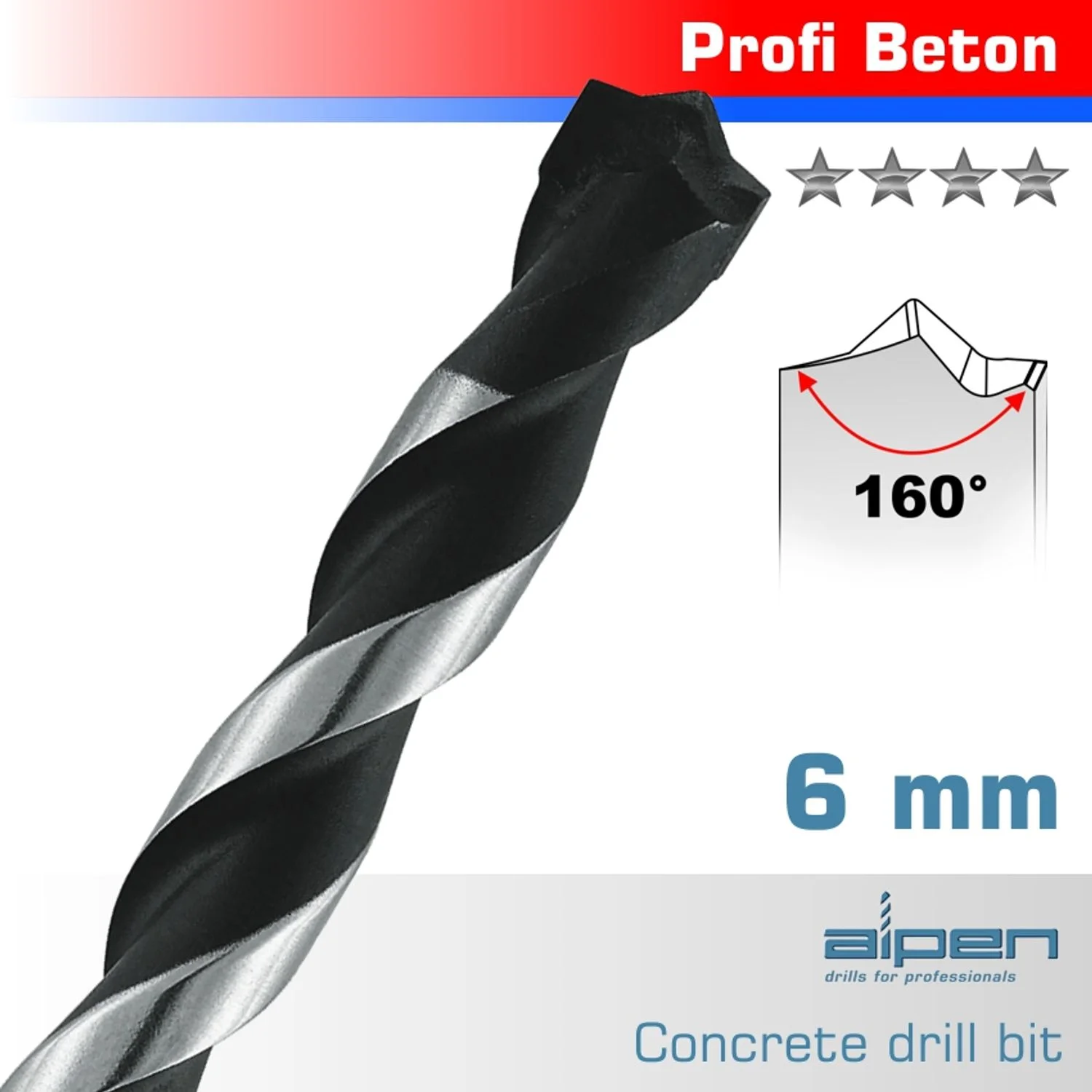 ALP72706.webp CONCRETE PROFI BETON DRILL BIT 6.0 X 150MM - Image 1