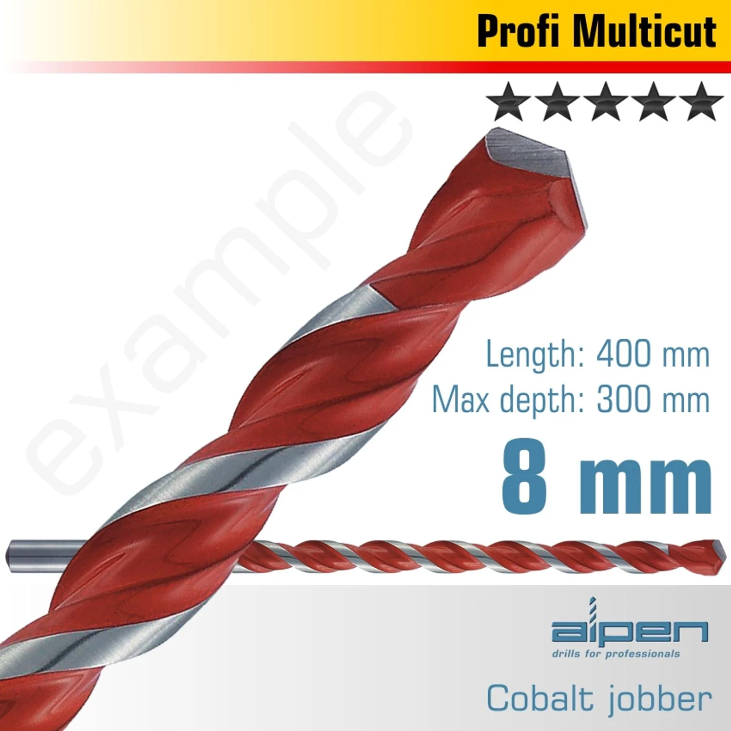 ALP73008.webp PROFI MULTICUT DRILL BIT 400 X 8MM - Image 1