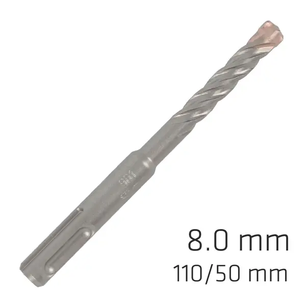 FORCE X 8.0 X 110/050 SDS-PLUS REBAR DRILL BIT X4 CUTTING EDGES - BULK