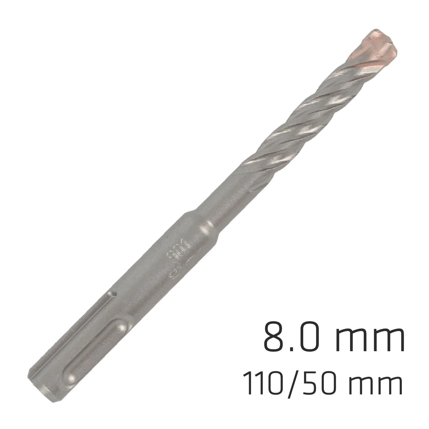 ALP762008.webp FORCE X 8.0 X 110/050 SDS-PLUS REBAR DRILL BIT X4 CUTTING EDGES - BULK - Image 1