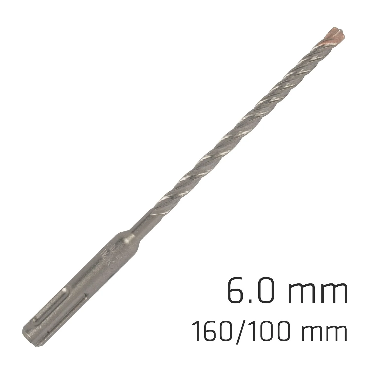 ALP763006.webp FORCE X 6.0 X 160/100 SDS-PLUS REBAR DRILL BIT X4 CUTTING EDGES - BULK - Image 1