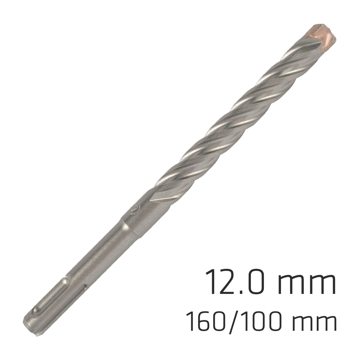 ALP763012.webp FORCE X 12.0 X160/100 SDS-PLUS REBAR DRILL BIT X4 CUTTING EDGES - BULK - Image 1