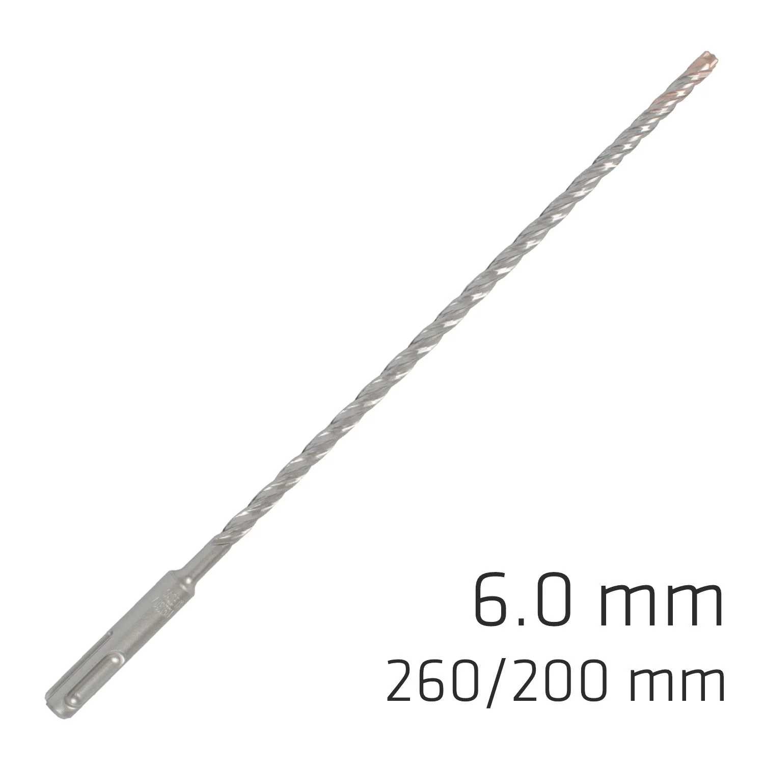 ALP765006.webp FORCE X 6.0 X 260/200 SDS-PLUS REBAR DRILL BIT X4 CUTTING EDGES - BULK - Image 1
