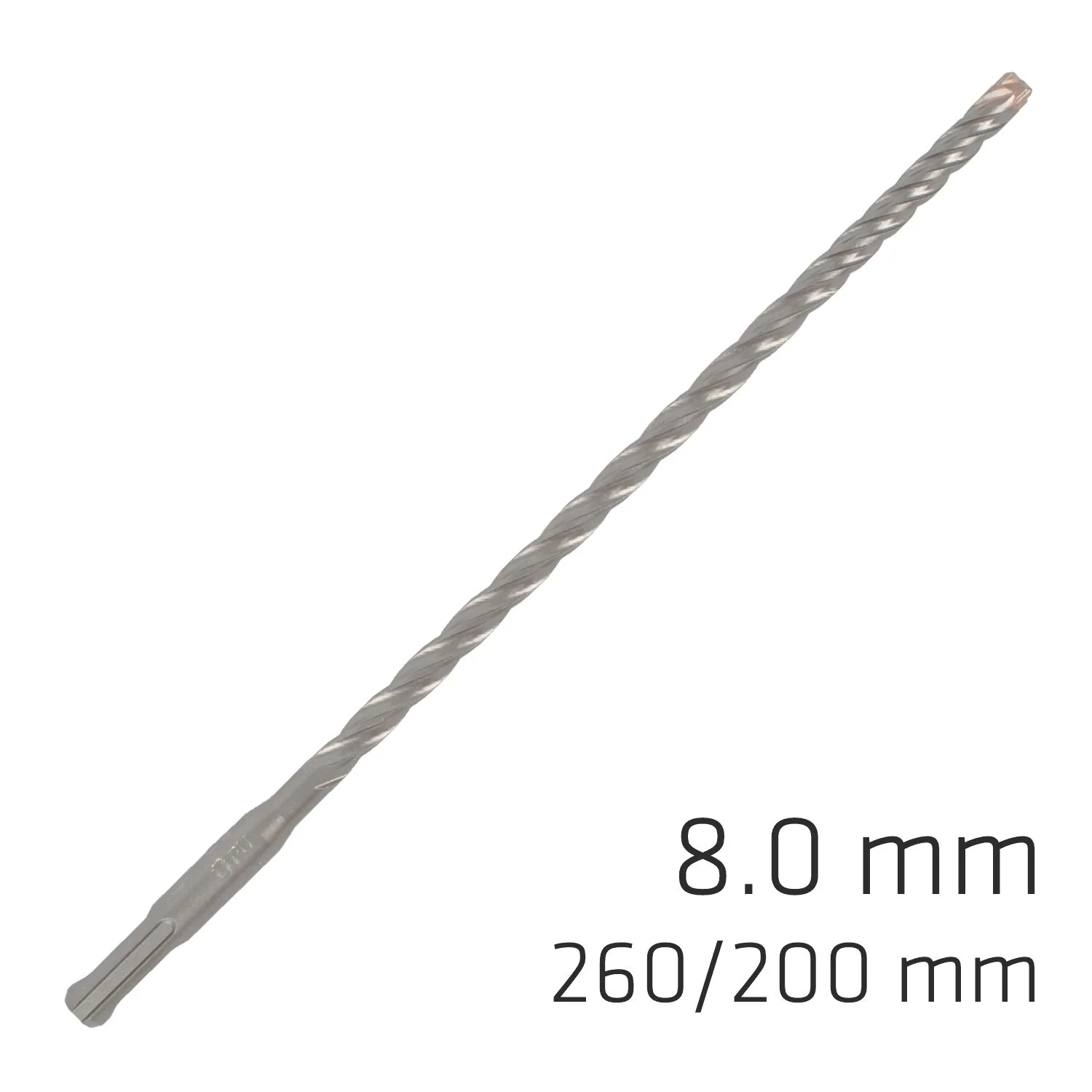 ALP765008.webp FORCE X 8.0 X 260/200 SDS-PLUS REBAR DRILL BIT X4 CUTTING EDGES - BULK - Image 1