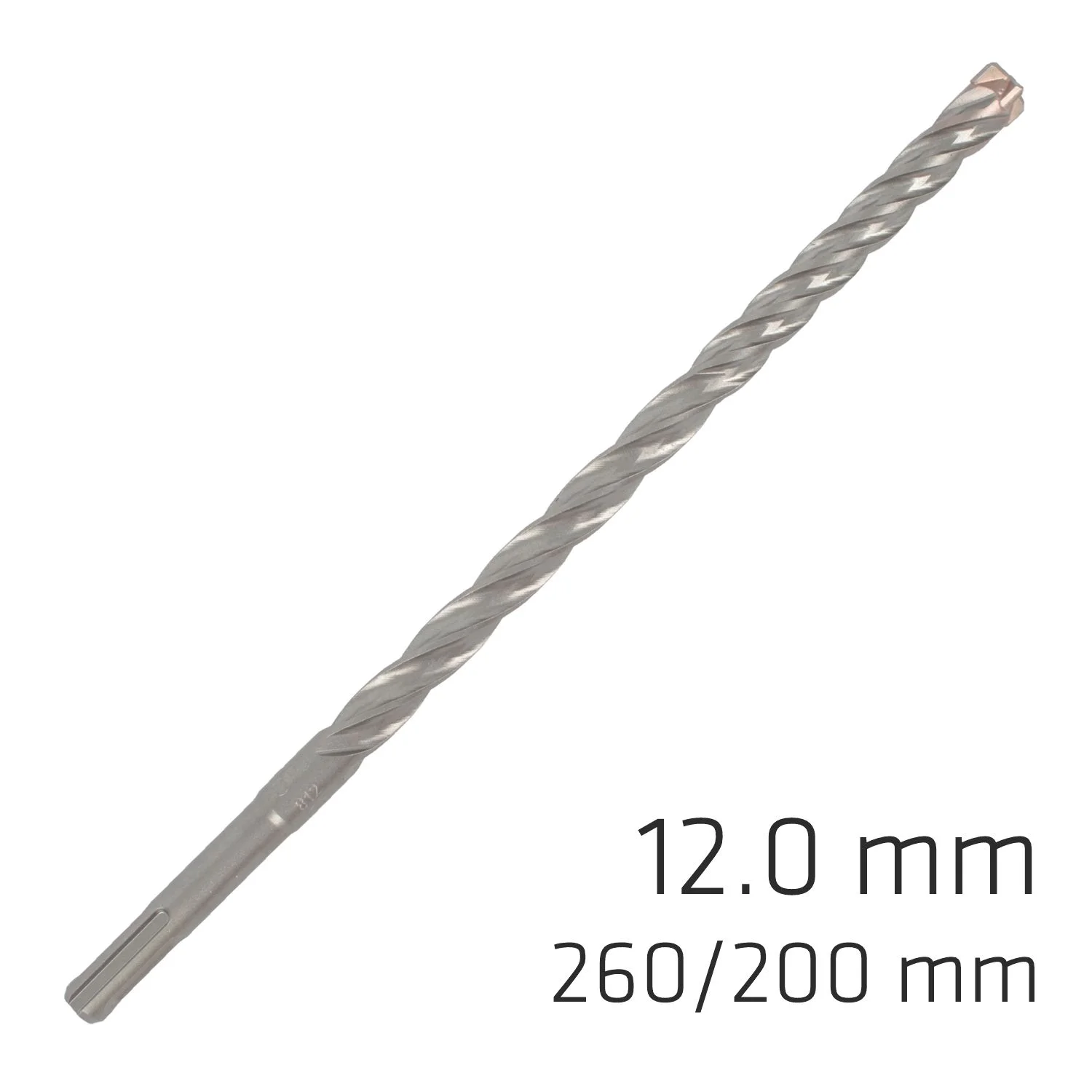 ALP765012.webp FORCE X 12.0 X 260/200 SDS-PLUS REBAR DRILL BIT X4 CUTTING EDGES - BUL - Image 1