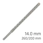 FORCE X 14.0 X 260/200 SDS-PLUS REBAR DRILL BIT X4 CUTTING EDGES - BUL