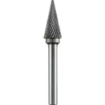 TC ROTARY BURR 12MM CONICAL POINTED NOSE FOR HARD METALS