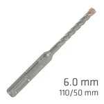 FORCE X 6.0 X 110/050 SDS-PLUS REBAR DRILL BIT X4 CUTTING EDGES