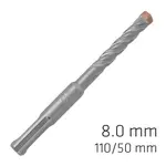 FORCE X 8.0 X 110/050 SDS-PLUS REBAR DRILL BIT X4 CUTTING EDGES