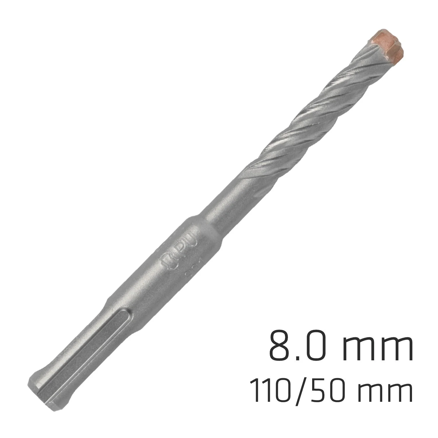 ALP805008.webp FORCE X 8.0 X 110/050 SDS-PLUS REBAR DRILL BIT X4 CUTTING EDGES - Image 1