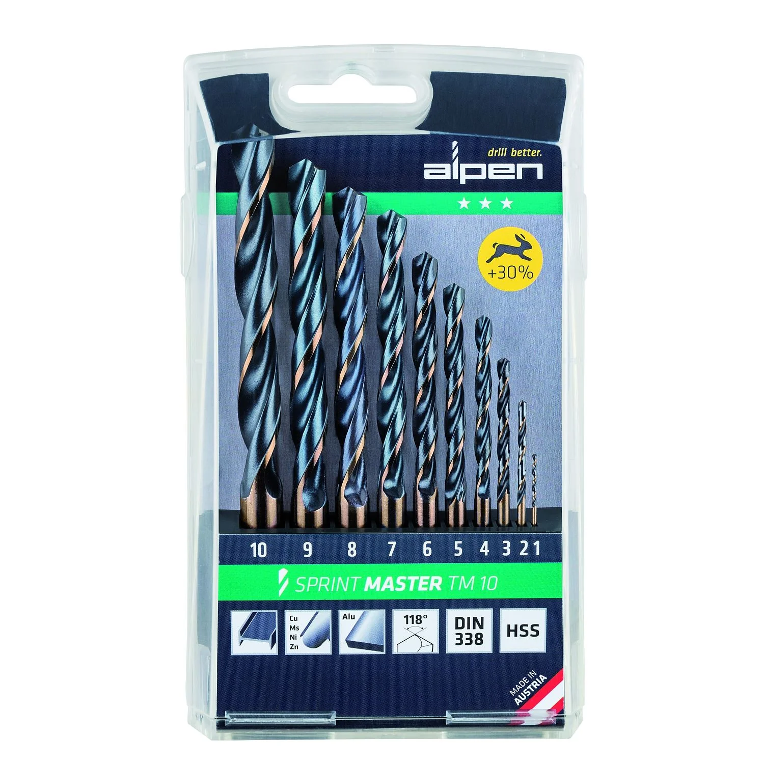 ALP811092100.webp ALPEN SPRINT MASTER TM10 10-PCS 1 -10 X 1MM SET - Image 1