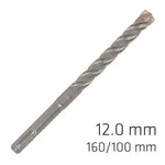 FORCE X 12.0 X 160/100 SDS-PLUS REBAR DRILL BIT X4 CUTTING EDGES