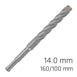 FORCE X 14.0 X 160/100 SDS-PLUS REBAR DRILL BIT X4 CUTTING EDGES